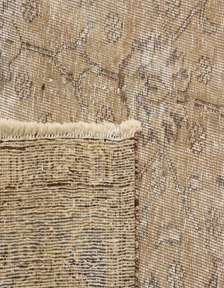 Detail image of  9' 4 x 12' 5  Hand Knotted Ultra Vintage Persian Wool Rug