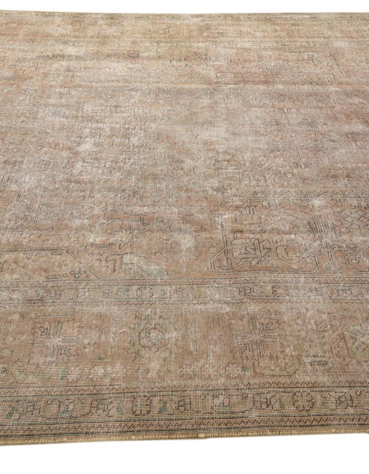 Detail image of  9' 6 x 12' 9  Hand Knotted Ultra Vintage Persian Wool Rug