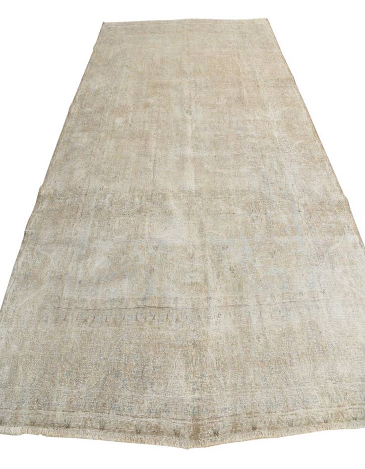 Detail image of  9' 9 x 12' 10  Hand Knotted Ultra Vintage Persian Wool Rug