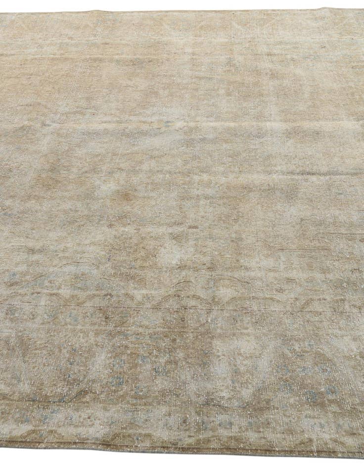 Detail image of  9' 9 x 12' 10  Hand Knotted Ultra Vintage Persian Wool Rug