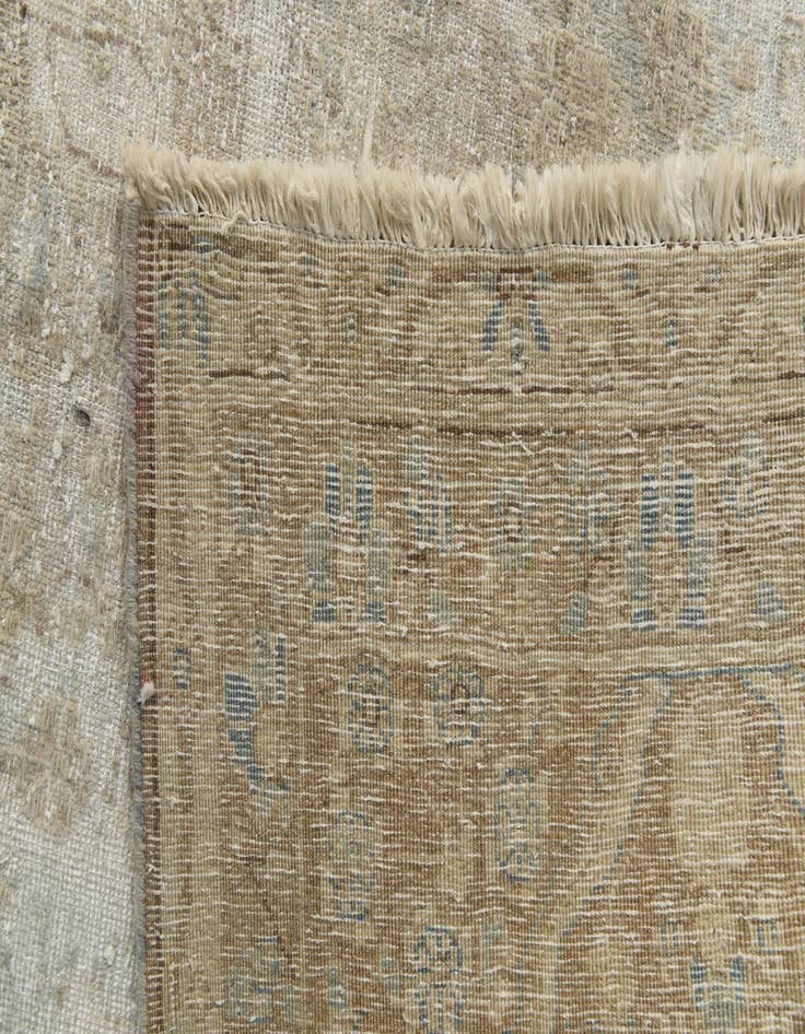 Detail image of  9' 9 x 12' 10  Hand Knotted Ultra Vintage Persian Wool Rug