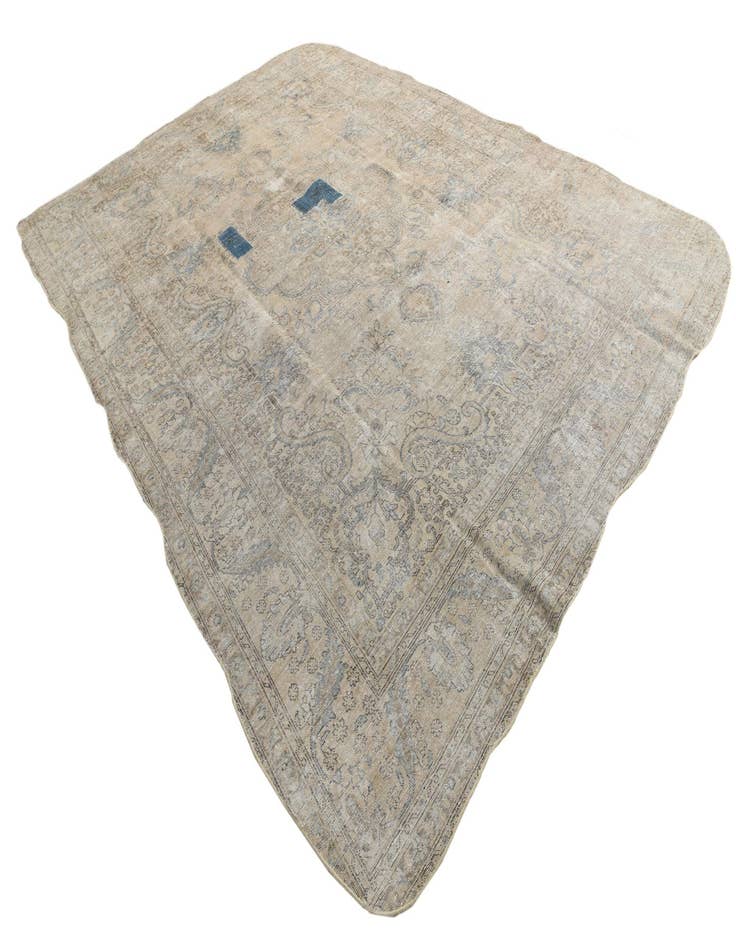 Detail image of  9' 6 x 12' 10  Hand Knotted Ultra Vintage Persian Wool Rug