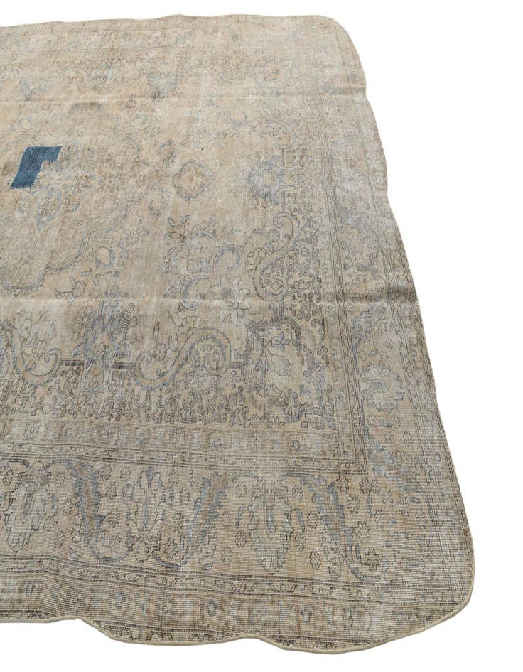 Detail image of  9' 6 x 12' 10  Hand Knotted Ultra Vintage Persian Wool Rug