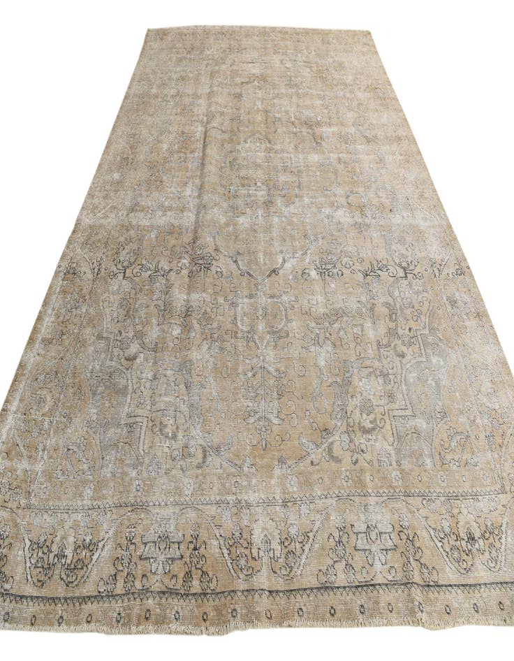 Detail image of  9' 2 x 12' 9  Hand Knotted Ultra Vintage Persian Wool Rug