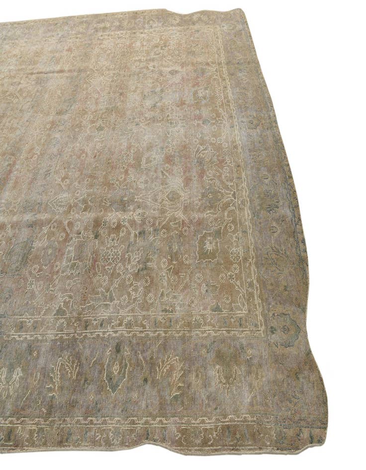 Detail image of  9' 9 x 12' 7  Hand Knotted Ultra Vintage Persian Wool Rug