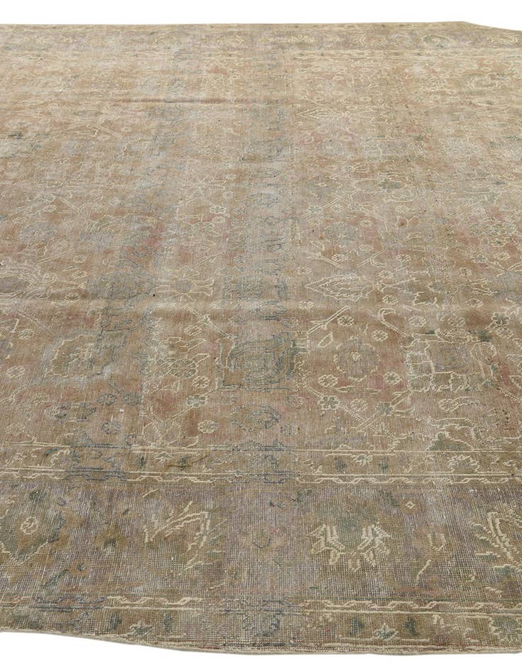 Detail image of  9' 9 x 12' 7  Hand Knotted Ultra Vintage Persian Wool Rug