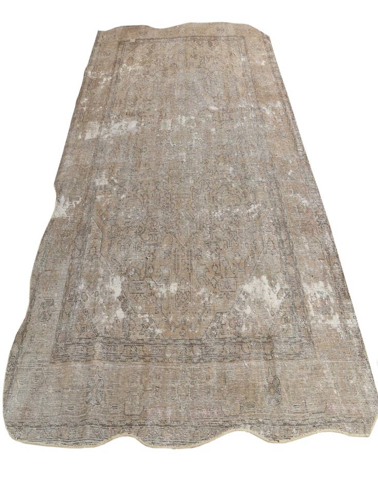 Detail image of  8' 2 x 10' 8  Hand Knotted Ultra Vintage Persian Wool Rug