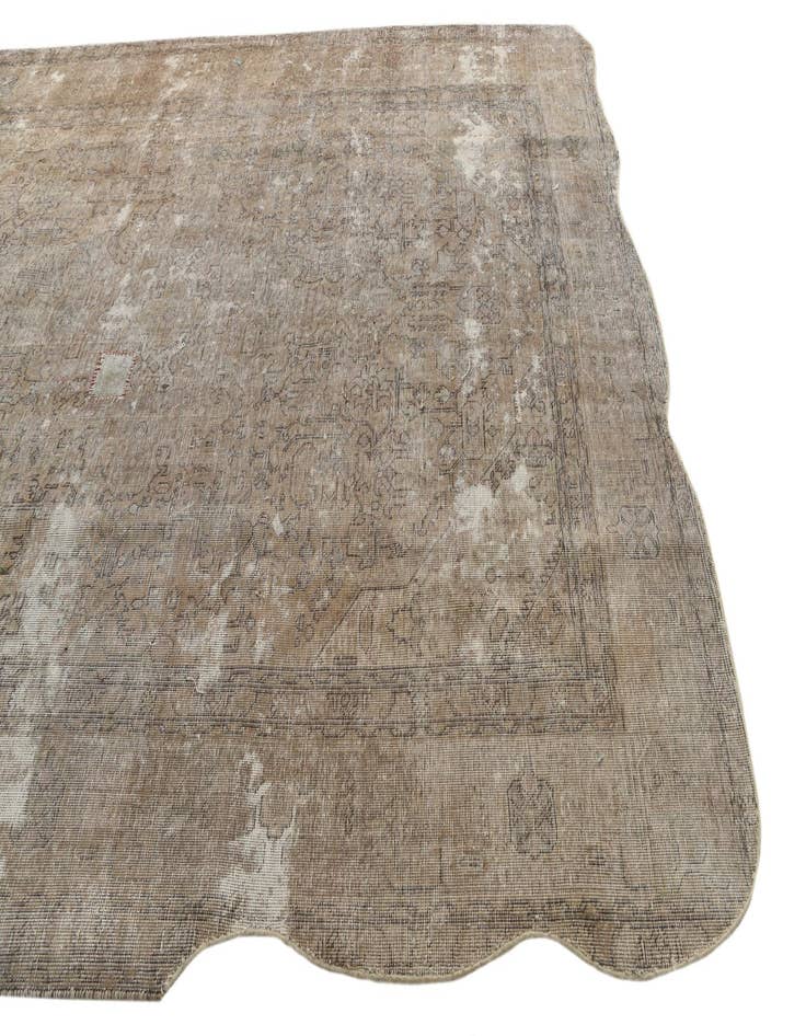 Detail image of  8' 2 x 10' 8  Hand Knotted Ultra Vintage Persian Wool Rug