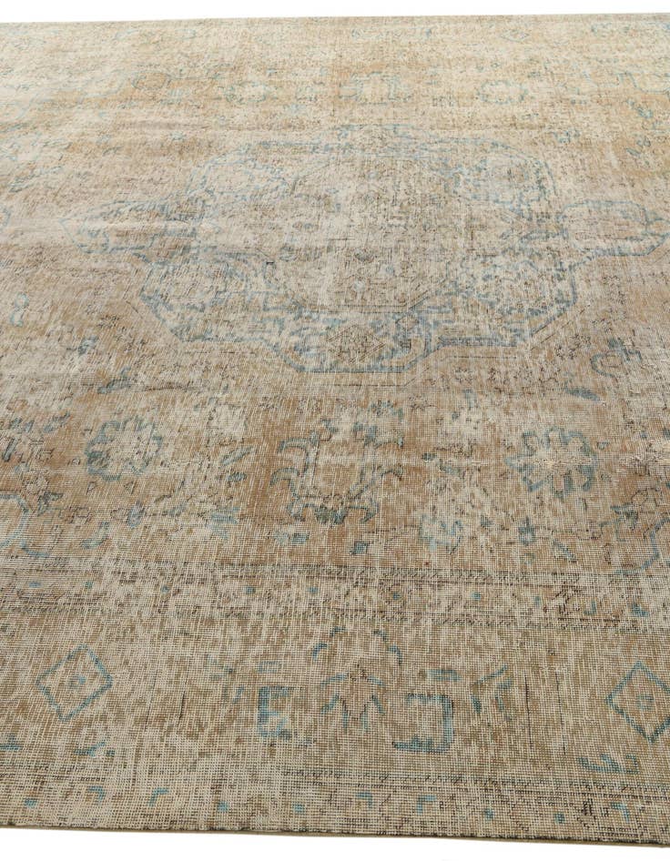 Detail image of  9' 8 x 12' 7  Hand Knotted Ultra Vintage Persian Wool Rug