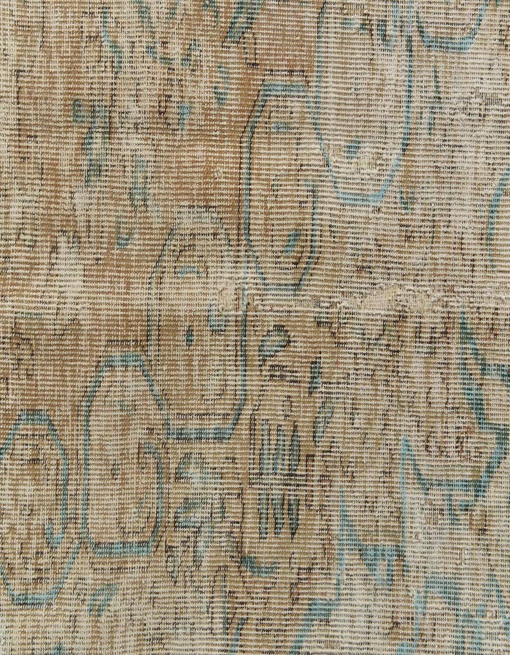 Detail image of  9' 8 x 12' 7  Hand Knotted Ultra Vintage Persian Wool Rug