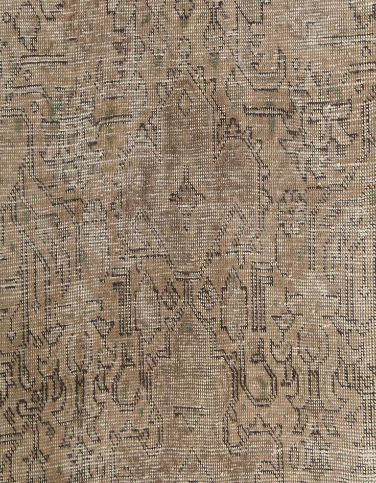 Detail image of  9' 5 x 12' 5  Hand Knotted Ultra Vintage Persian Wool Rug