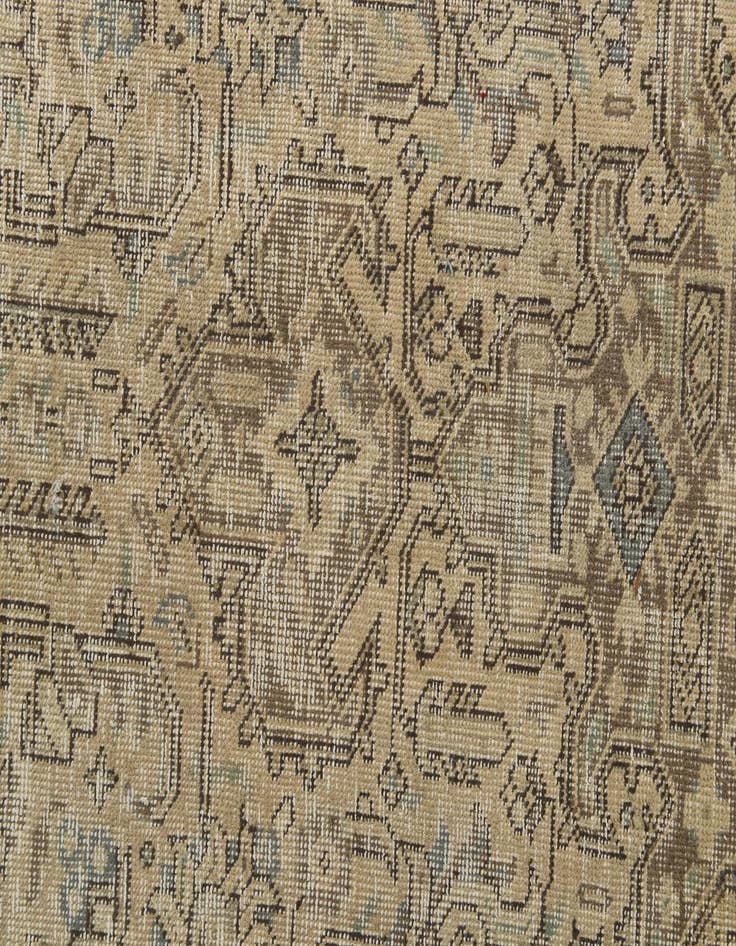 Detail image of  10' x 12' 8  Hand Knotted Ultra Vintage Persian Wool Rug