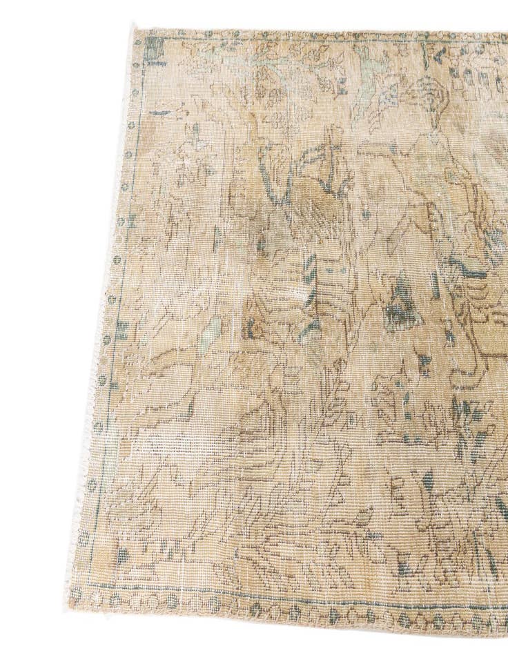 Detail image of  3' x 4' 7  Hand Knotted Ultra Vintage Persian Wool Rug