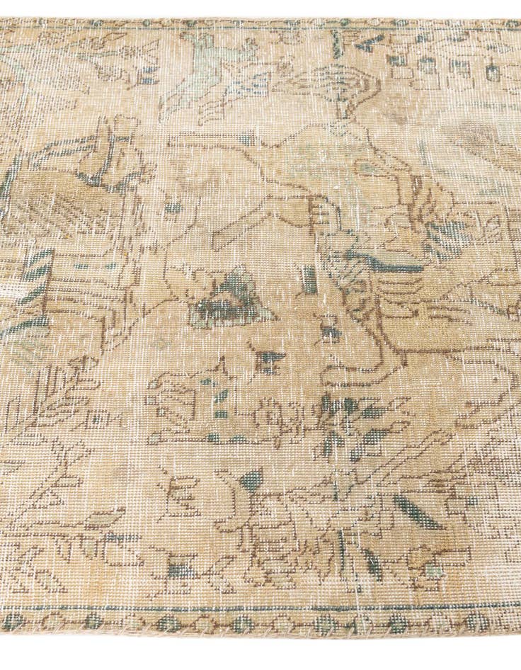 Detail image of  3' x 4' 7  Hand Knotted Ultra Vintage Persian Wool Rug