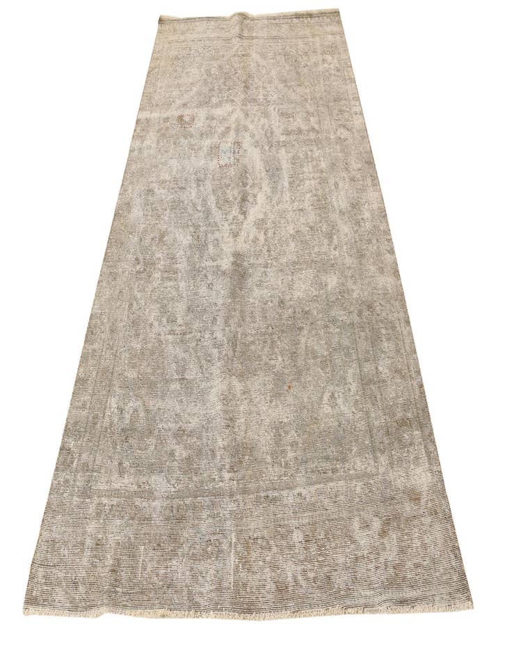 Detail image of  5' 6 x 9' 5  Hand Knotted Ultra Vintage Persian Wool Rug