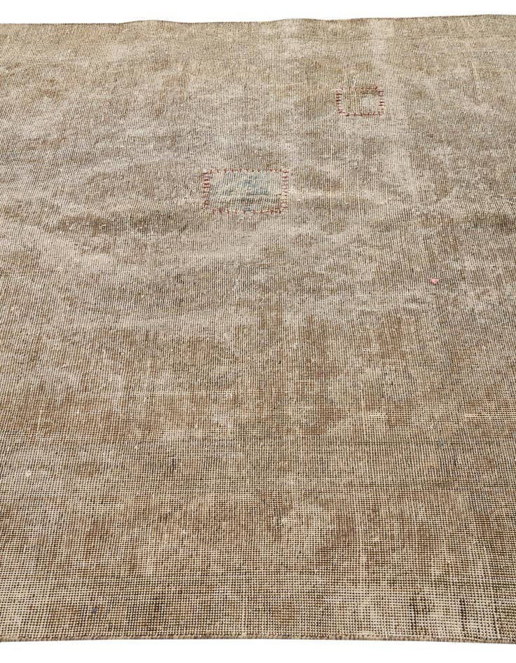 Detail image of  5' 6 x 9' 5  Hand Knotted Ultra Vintage Persian Wool Rug