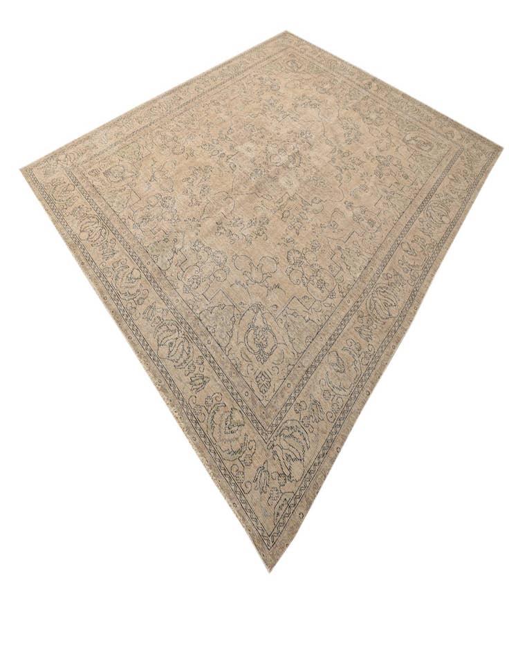 Detail image of  9' 9 x 12' 4  Hand Knotted Ultra Vintage Persian Wool Rug