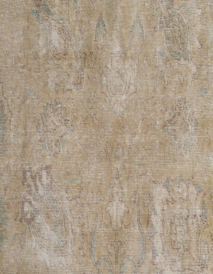 Detail image of  9' x 11'  Hand Knotted Ultra Vintage Persian Wool Rug