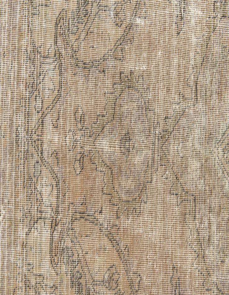 Detail image of  6' 2 x 9' 2  Hand Knotted Ultra Vintage Persian Wool Rug