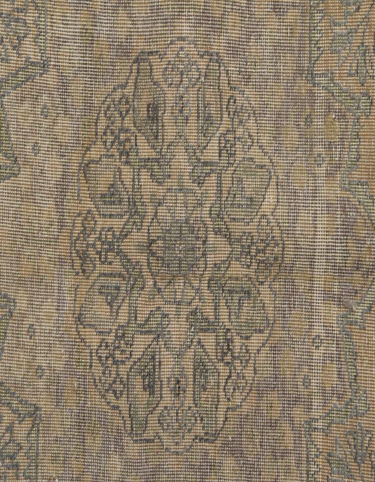 Detail image of  6' 6 x 9' 6  Hand Knotted Ultra Vintage Persian Wool Rug