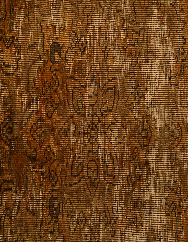 Detail image of  6' 9 x 9' 4  Hand Knotted Ultra Vintage Persian Wool Rug