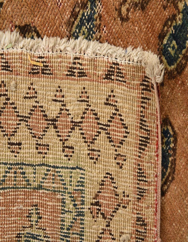 Detail image of  4' 5 x 5' 10  Hand Knotted Ultra Vintage Persian Wool Rug