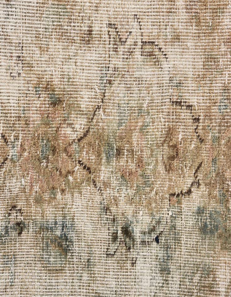 Detail image of  9' 6 x 12' 4  Hand Knotted Ultra Vintage Persian Wool Rug