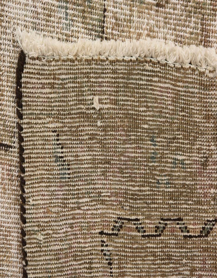 Detail image of  9' 6 x 12' 4  Hand Knotted Ultra Vintage Persian Wool Rug