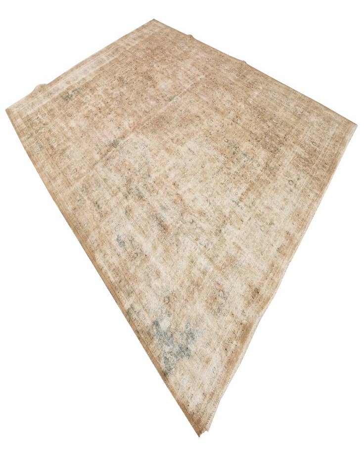 Detail image of  9' 10 x 13' 1  Hand Knotted Ultra Vintage Persian Wool Rug