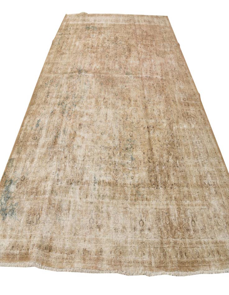 Detail image of  9' 10 x 13' 1  Hand Knotted Ultra Vintage Persian Wool Rug