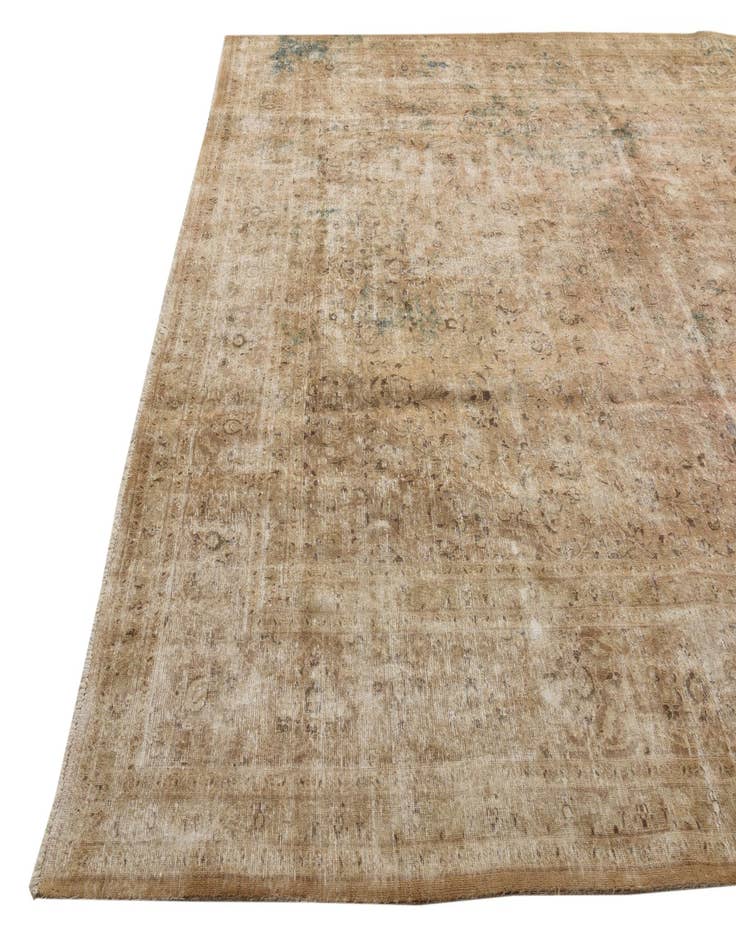 Detail image of  9' 10 x 13' 1  Hand Knotted Ultra Vintage Persian Wool Rug