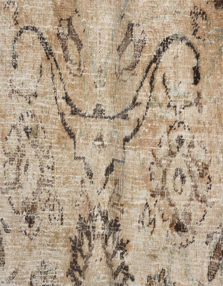 Detail image of  7' 3 x 10' 5  Hand Knotted Ultra Vintage Persian Wool Rug