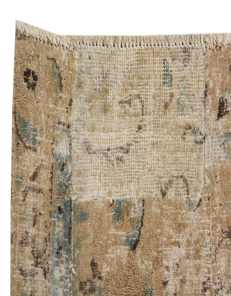 Detail image of  7' 3 x 10' 5  Hand Knotted Ultra Vintage Persian Wool Rug