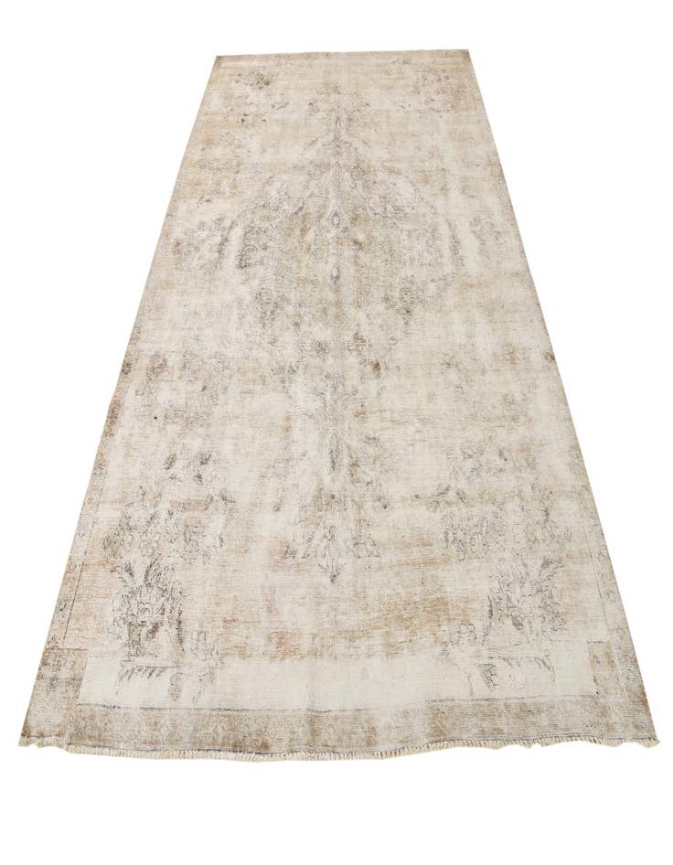 Detail image of  7' x 10' 5  Hand Knotted Ultra Vintage Persian Wool Rug