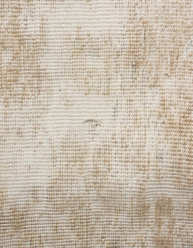 Detail image of  5' 10 x 9'  Hand Knotted Ultra Vintage Persian Wool Rug