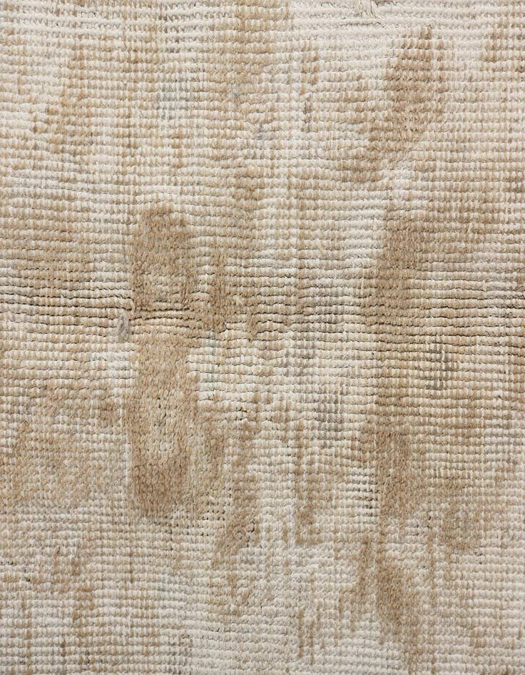 Detail image of  5' 10 x 9'  Hand Knotted Ultra Vintage Persian Wool Rug