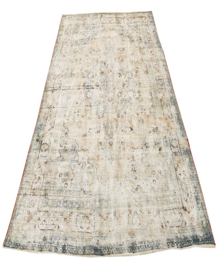 Detail image of  6' 5 x 9' 1  Hand Knotted Ultra Vintage Persian Wool Rug