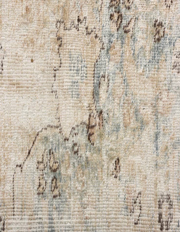 Detail image of  6' 5 x 9' 1  Hand Knotted Ultra Vintage Persian Wool Rug