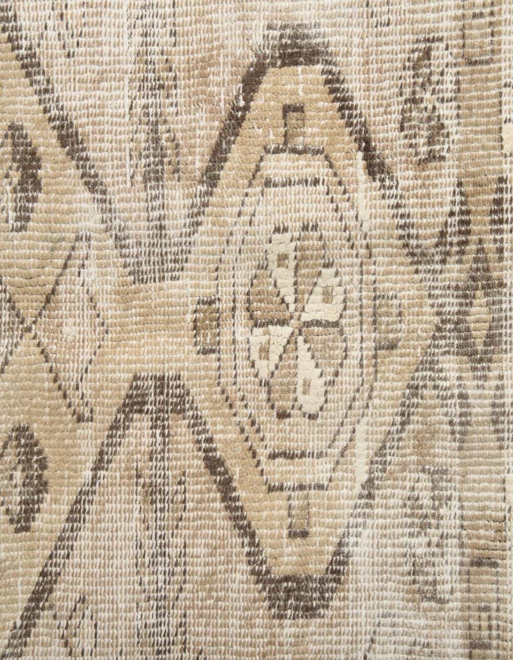 Detail image of  6' 4 x 9' 9  Hand Knotted Ultra Vintage Persian Wool Rug
