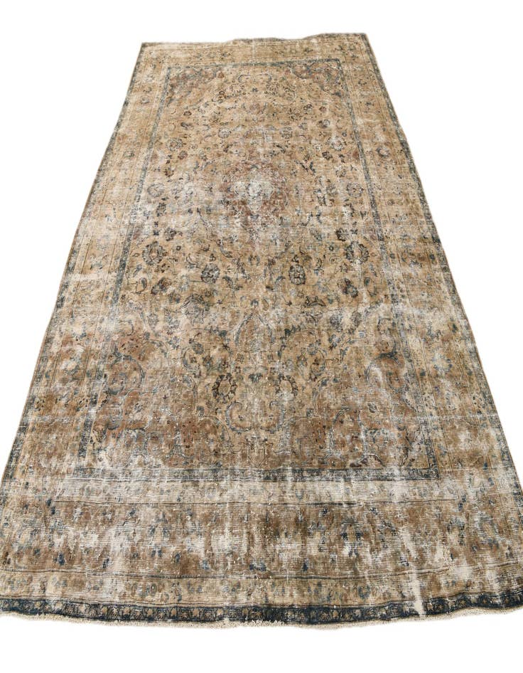 Detail image of  8' 1 x 10' 9  Hand Knotted Ultra Vintage Persian Wool Rug