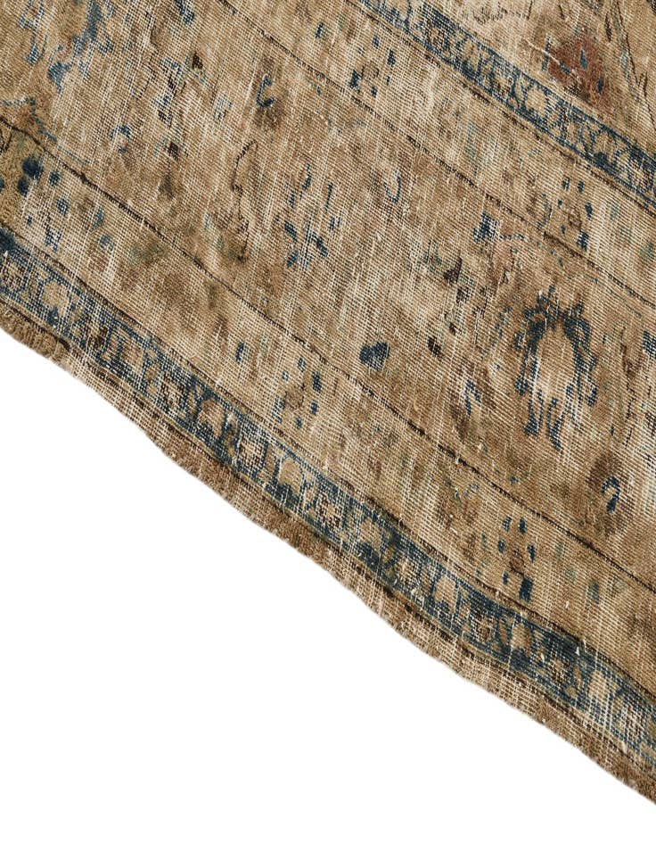 Detail image of  8' 1 x 10' 9  Hand Knotted Ultra Vintage Persian Wool Rug