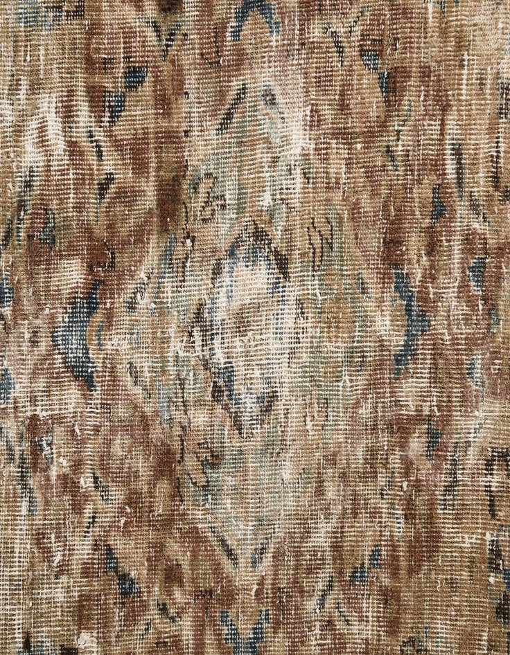 Detail image of  8' 1 x 10' 9  Hand Knotted Ultra Vintage Persian Wool Rug