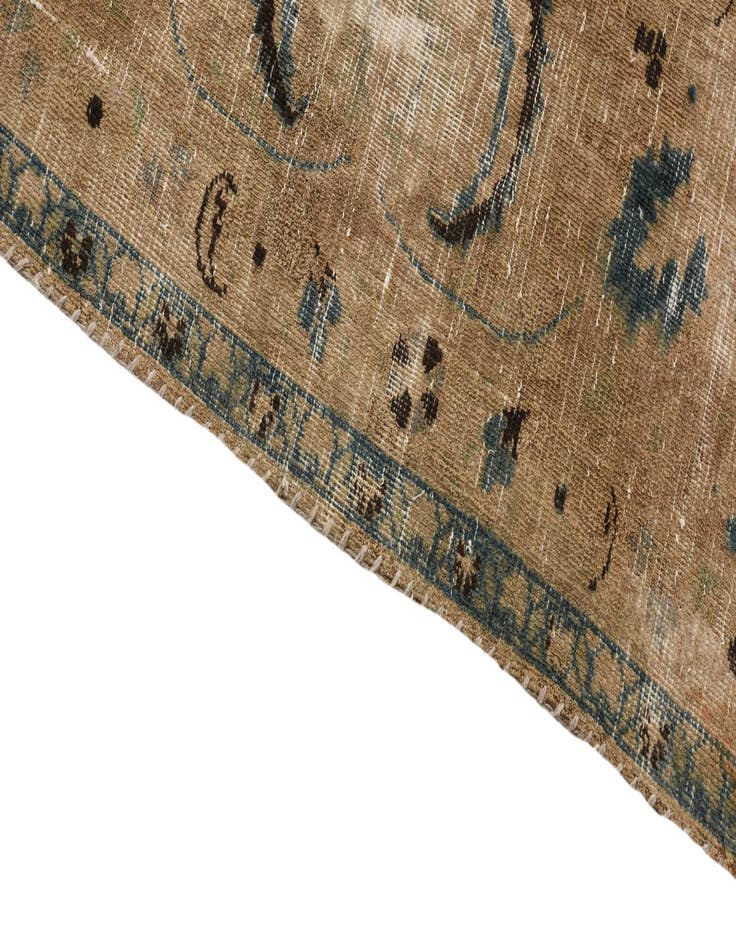 Detail image of  8' 5 x 11' 6  Hand Knotted Ultra Vintage Persian Wool Rug