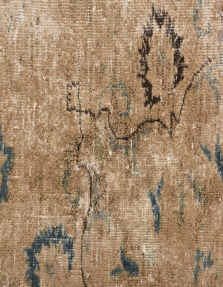 Detail image of  8' 5 x 11' 6  Hand Knotted Ultra Vintage Persian Wool Rug
