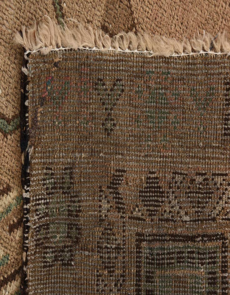 Detail image of  3' 8 x 5' 9  Hand Knotted Ultra Vintage Persian Wool Rug