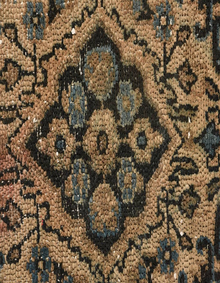 Detail image of  8' 5 x 11' 2  Hand Knotted Ultra Vintage Persian Wool Rug