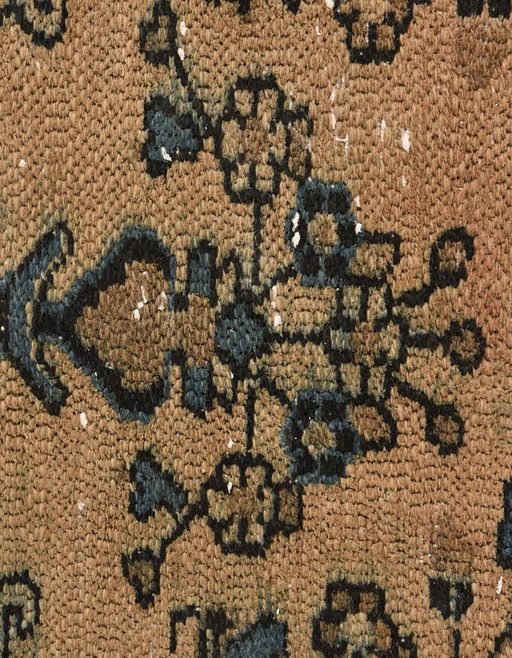 Detail image of  8' 5 x 11' 2  Hand Knotted Ultra Vintage Persian Wool Rug