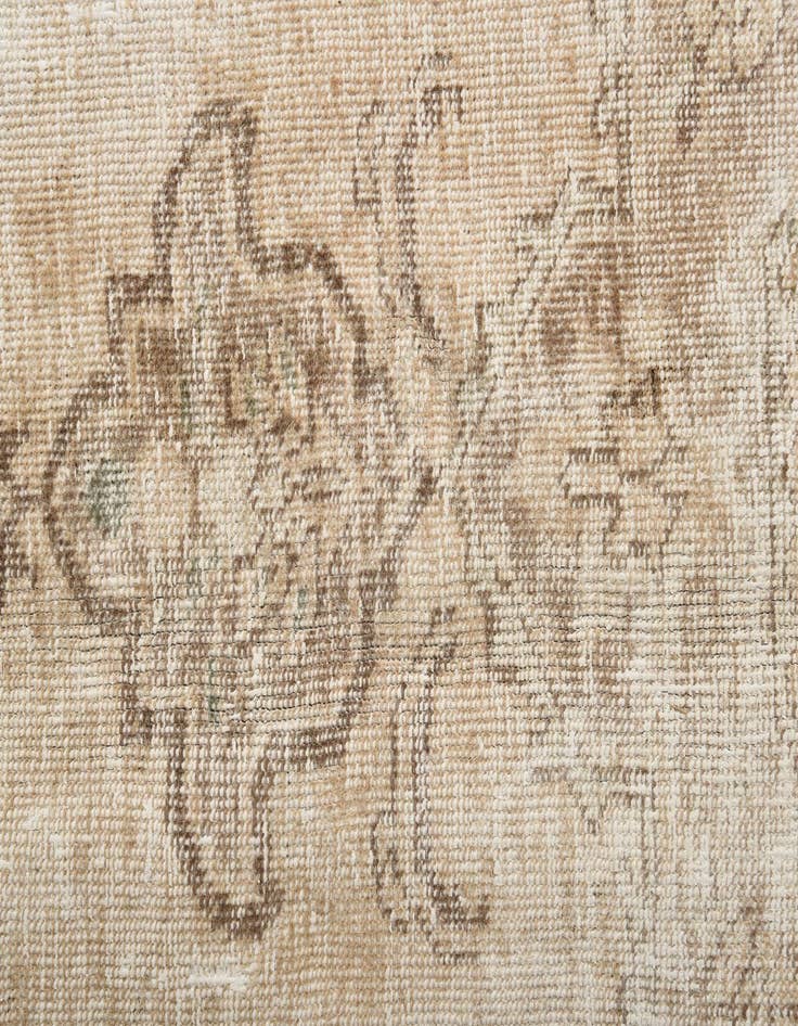 Detail image of  6' 10 x 10'  Hand Knotted Ultra Vintage Persian Wool Rug
