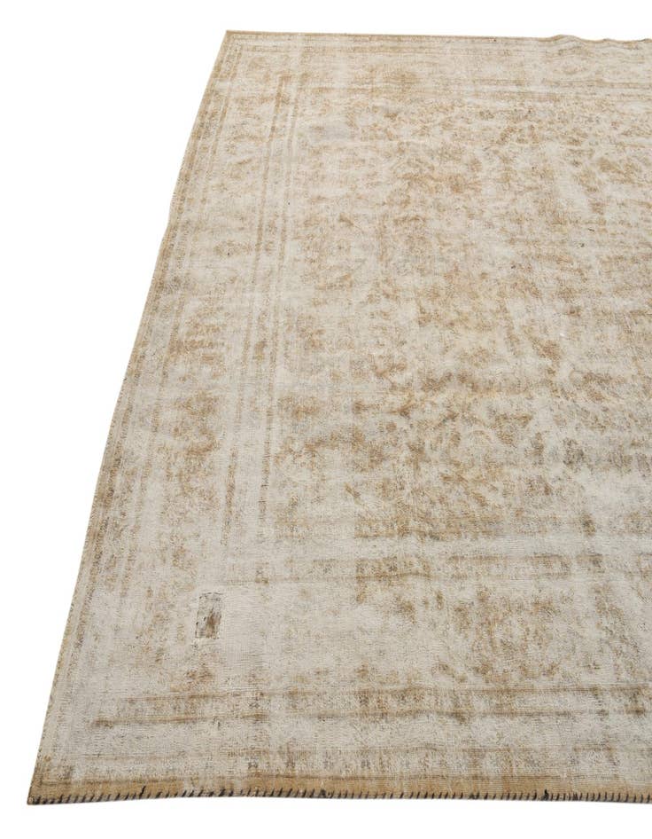 Detail image of  9' 2 x 12' 2  Hand Knotted Ultra Vintage Persian Wool Rug