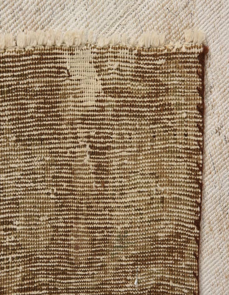 Detail image of  7' 9 x 11'  Hand Knotted Ultra Vintage Persian Wool Rug